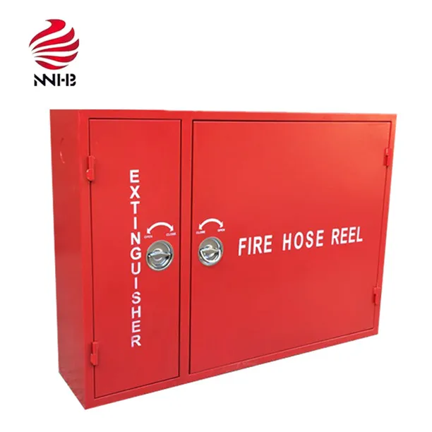 Cheap Price Double Door Hose Reel And Fire Extinguisher Cabinet RED 1' x 30m Fire Hose Reel Cabinet