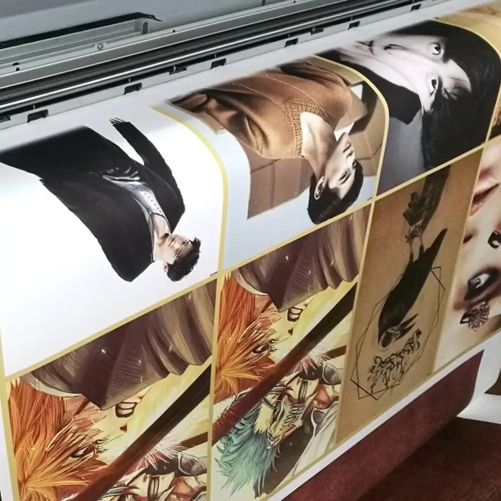 Custom size color design print fashion bulk  A3 A2 poster printing sevice