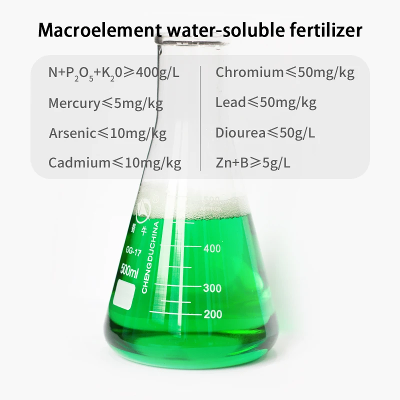 Premium Complete Macroelement Liquid NPK Fertilizer Corn Wheat Foliar Spraying