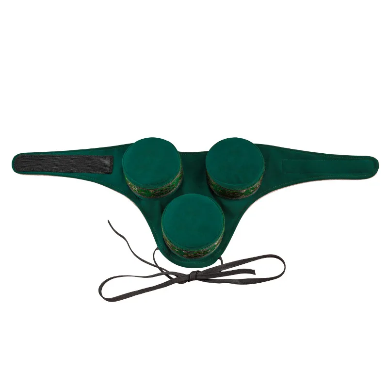 Set of Smokeless Cloth Moxibustion Clothes with Hollow Pure Copper Box Warm Moxa Pot for General Body Moxibustion