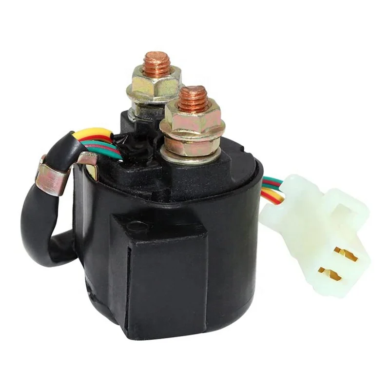 35850-VM3-010 4-stroke Starter Solenoid Relay Fits For GY6/Arctic Cat/Honda/Polaris/Suzuki/Yamaha Motorcycle Female plug