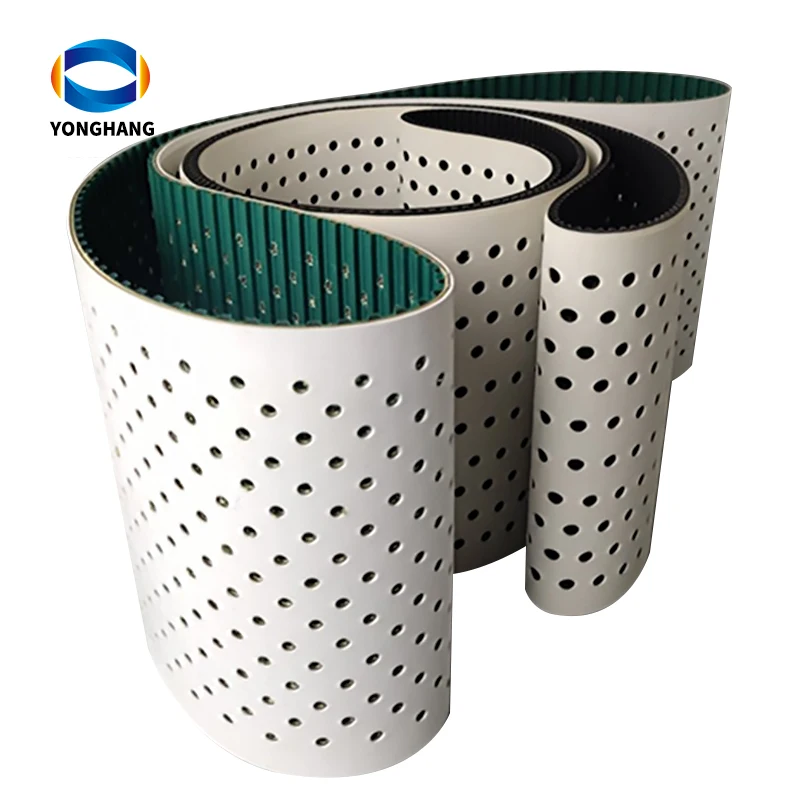 High temperature resistance and anti-sticking silicone timing belt for paper pulp plants ,food Processing