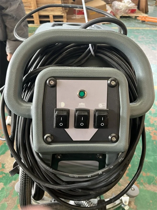 Automatic electric cleaning machine mini walk behind floor scrubber