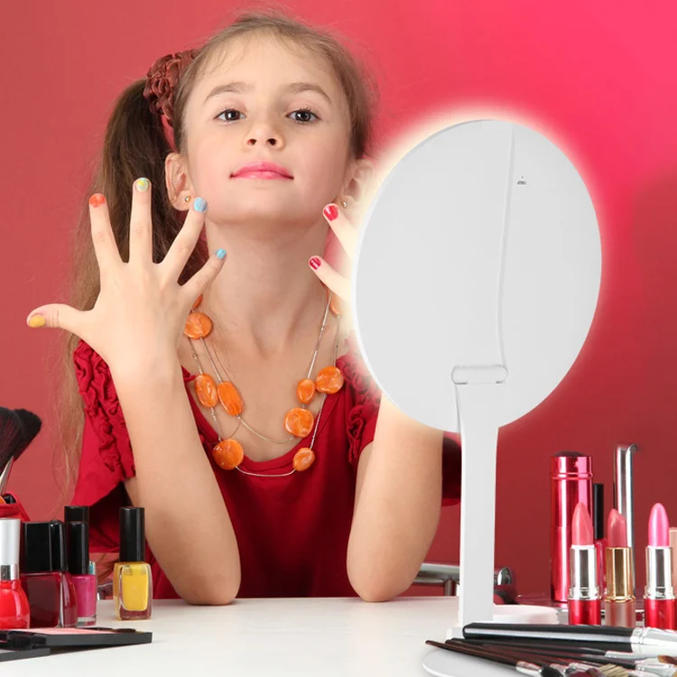 Factory Price Hot Selling Makeup Mirror With Lights Led Touch Screen Make Up Led Small Makeup Vanity Mirror Battery Operated