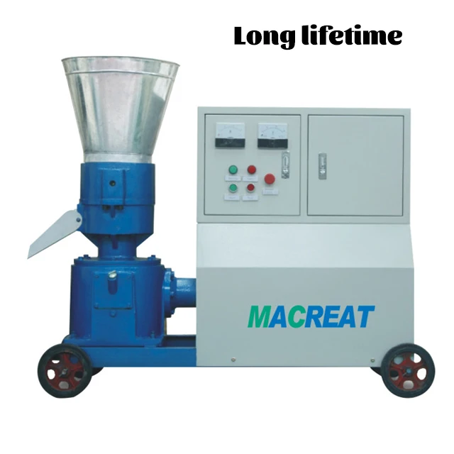 MACREAT Easy operate durable wood pellet making machine wood pellet mill 200kg per hour small pellet mill