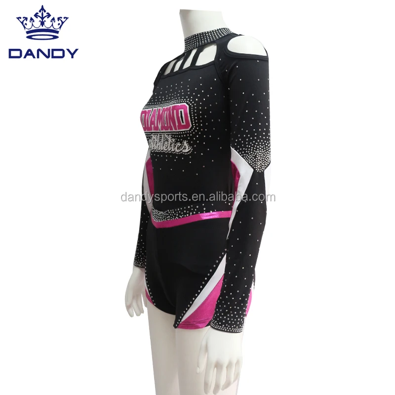 Wholesale OEM design long sleeve cheer leading competition uniforms sportswear Cheerleading Uniforms