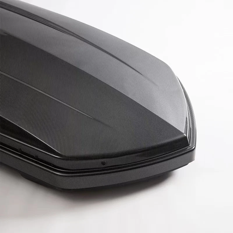 High quality carbon fiber grain 550L 750L  car roof luggage Large capacity for sedan pickup off-road vehicles