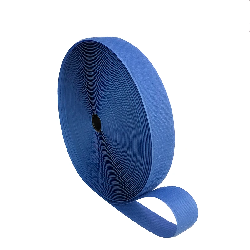 Factory Supplier Price 25mm*25m 100% Nylon Fastener Hook and Loop Fabric Custom Different Color or Size Magic Tape
