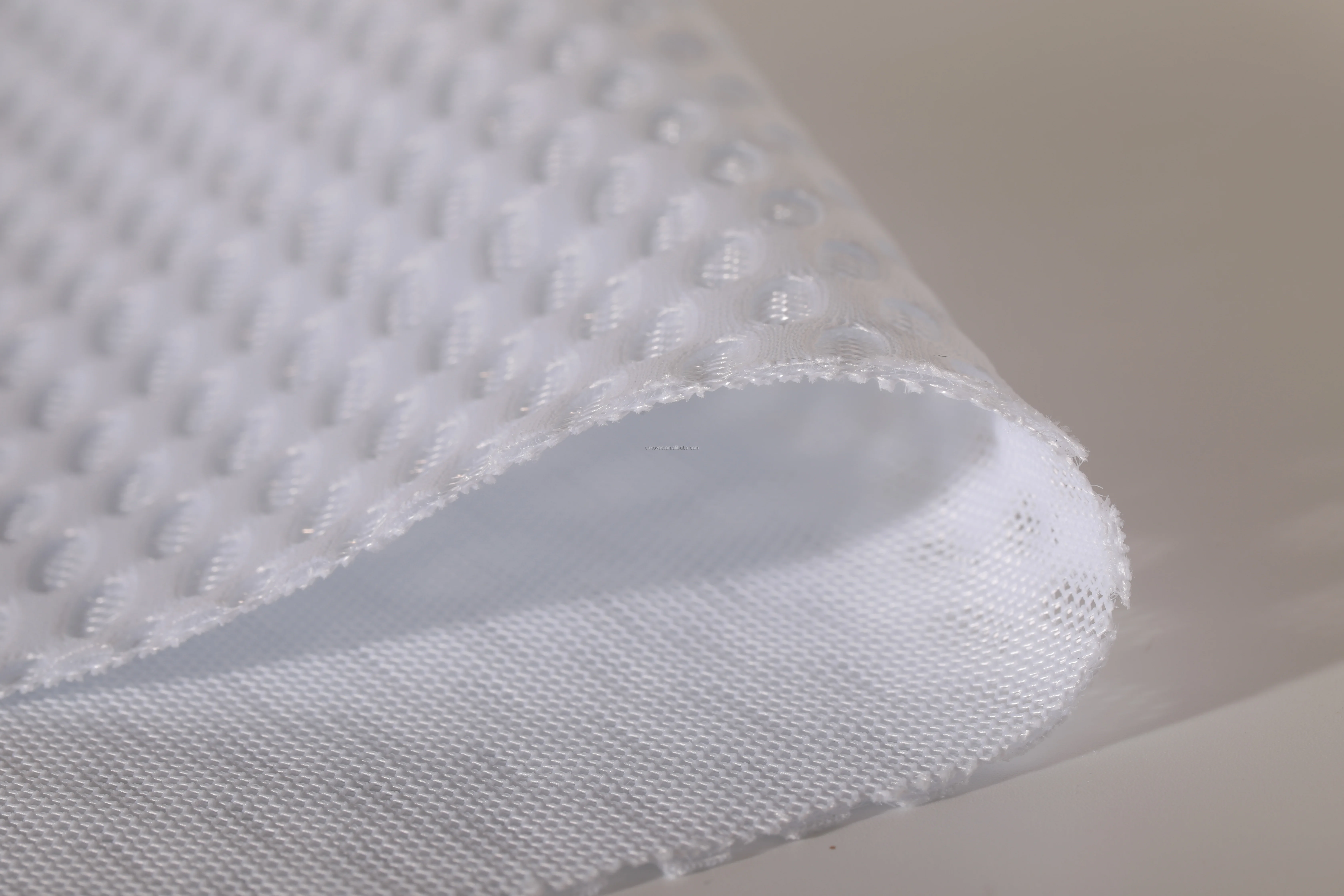 Oeko-Tex Certificated 100% Polyester 3d Spacer air Mesh Fabric for Home Textile Production Sandwich Honeycomb Bonded Fabric