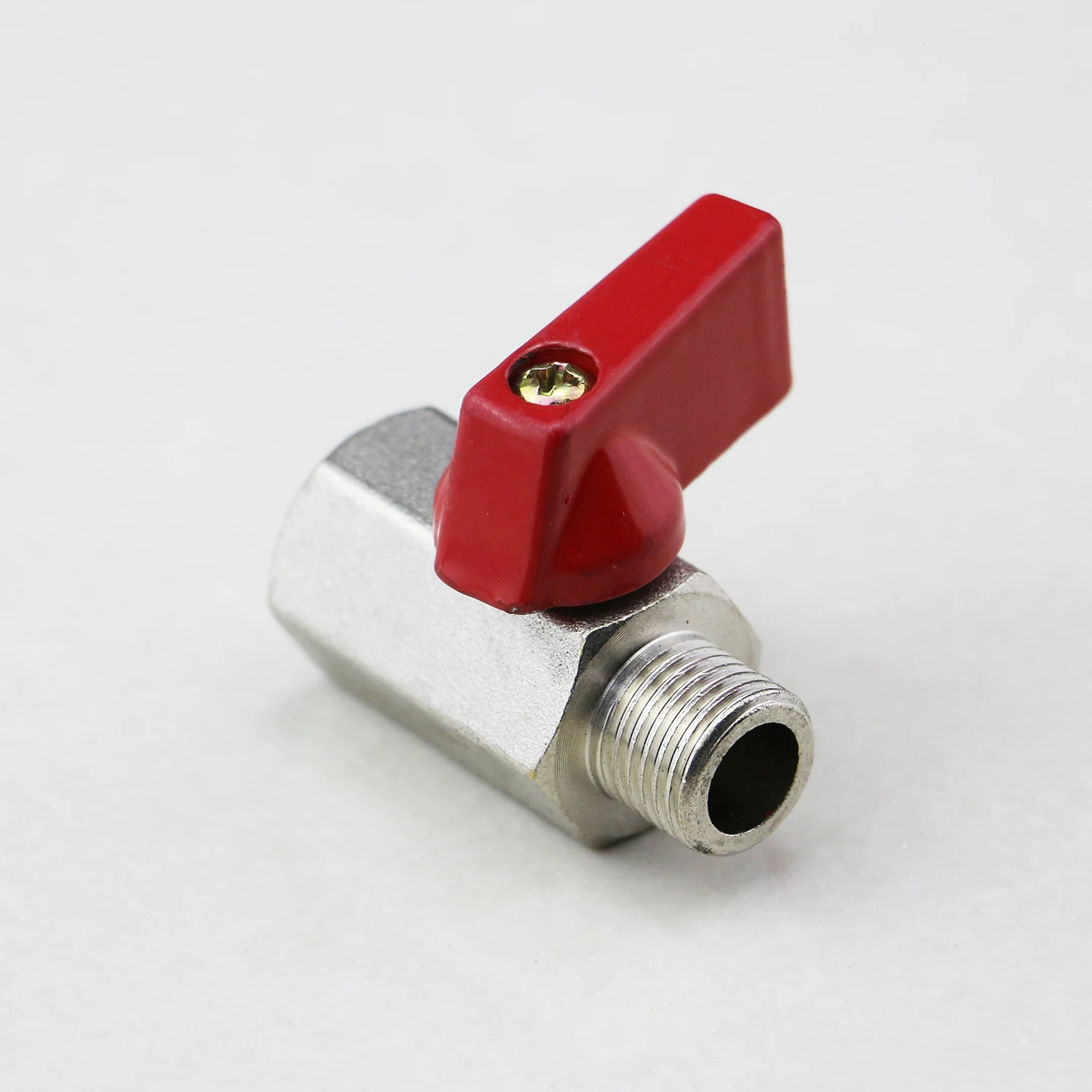 MBV-MF MBV-FF Male to Female Female to Female 1/8' 1/4' 3/8' 1/2' Water Pneumatic Ball Valve Handle Air