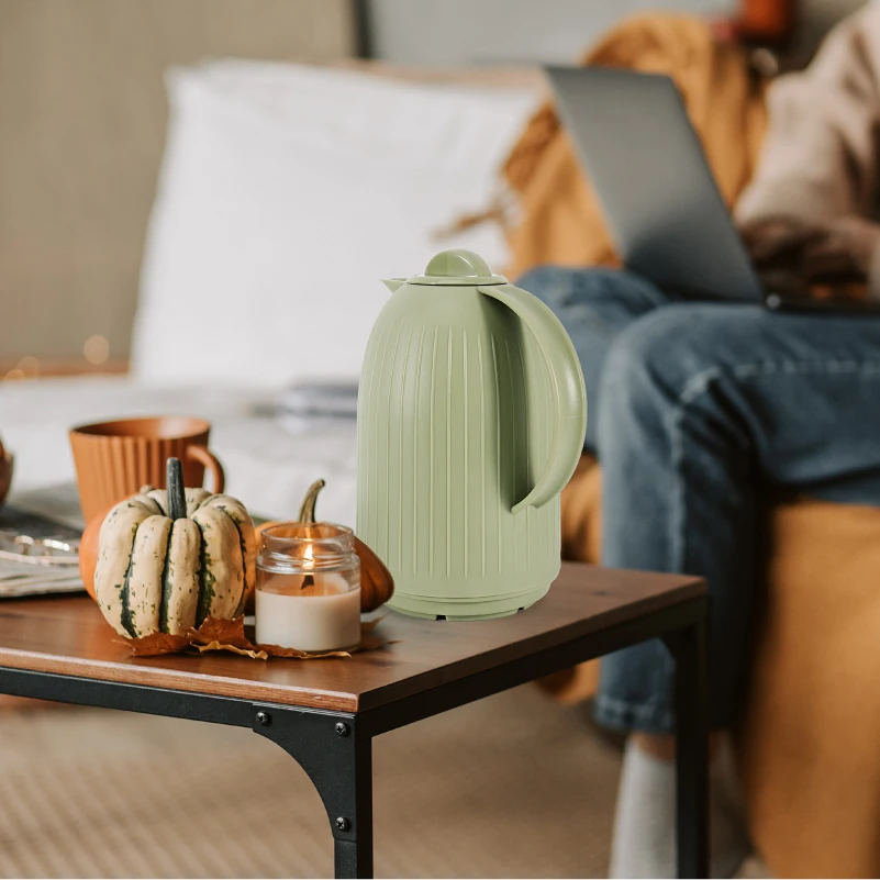 Customized Vaccum Insulation Dallah Arabic Coffee Carafe Pot With Glass Liner