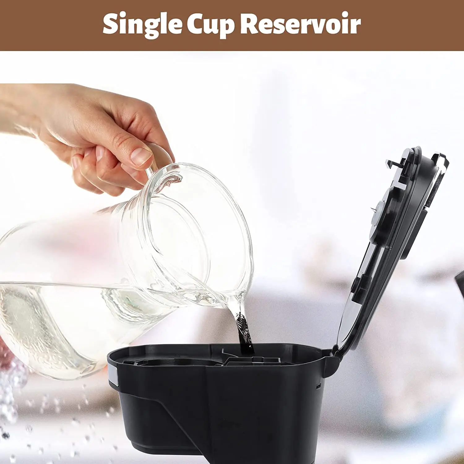 Portable Home Office Travel Brewer Capsule Single Serve K-cup Coffee Maker Machines For Pod Ground Coffee