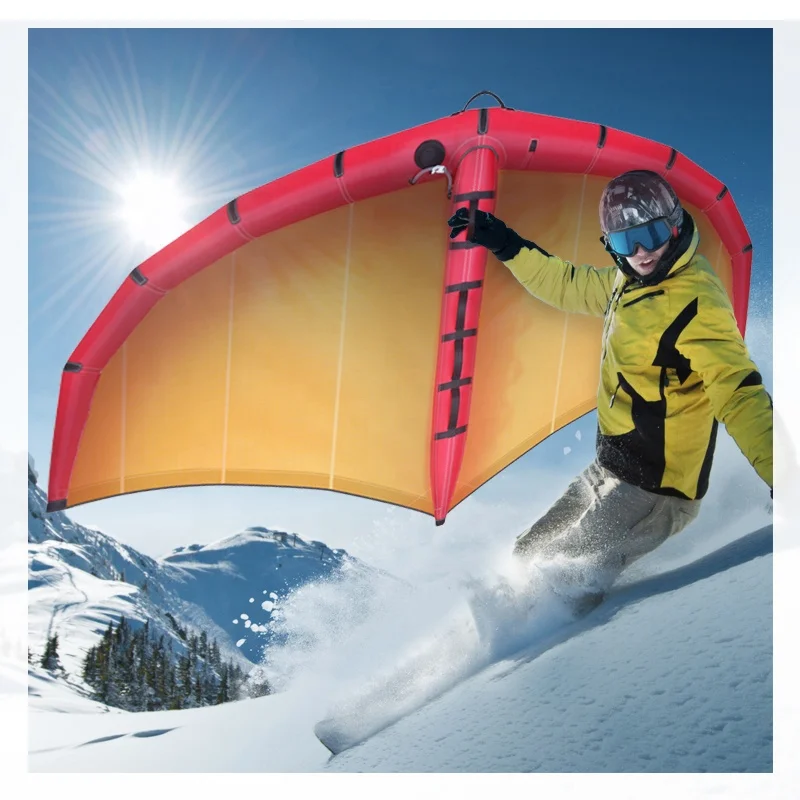 HOT SALE Red Surfing Wings Spinnaker Kite Subplate for Windsurf Sea Surfboard Kite High Quality Kitesurfing Kite