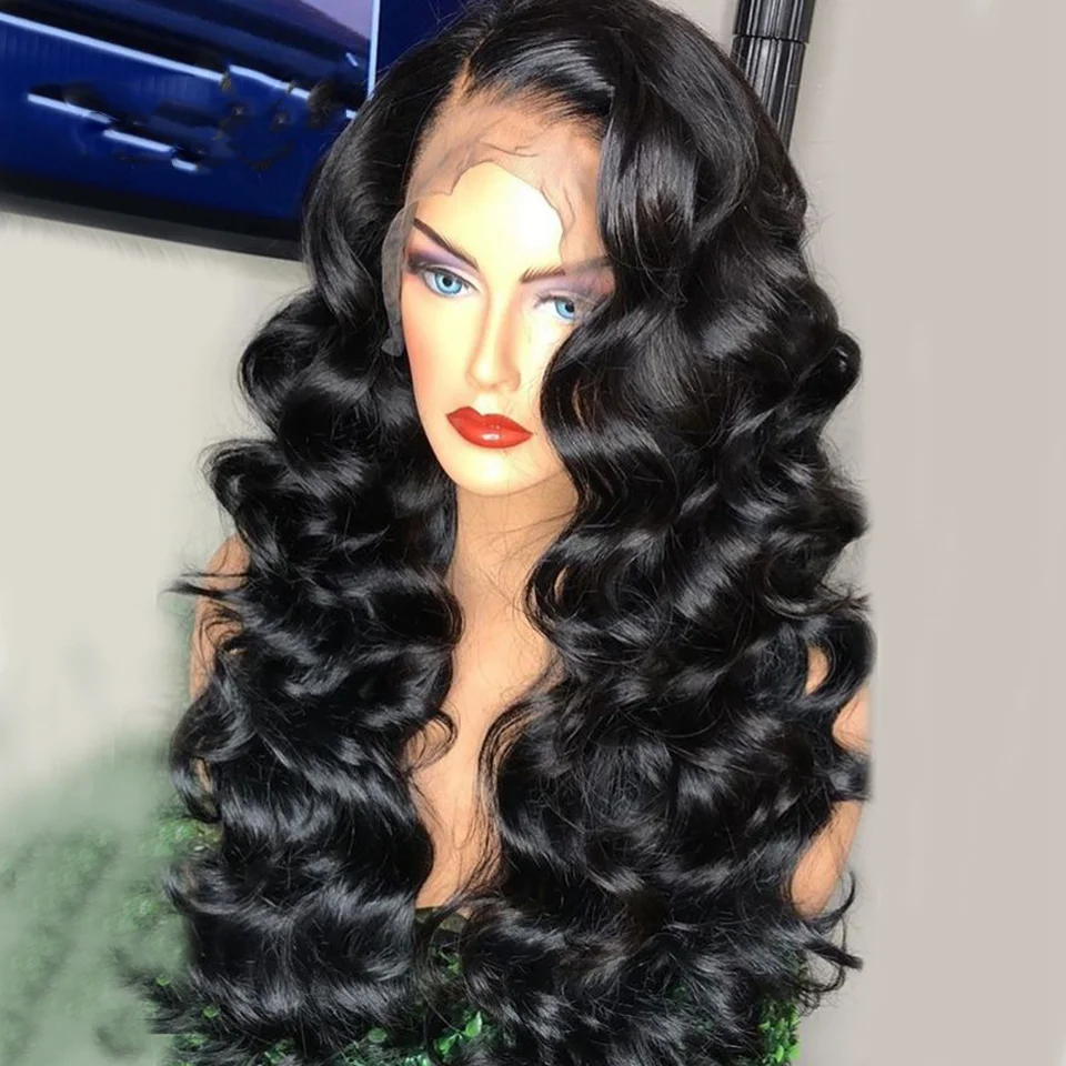 
 Парики из человеческих волос для чернокожих женщин, оптовая продажа, бразильские натуральные волосы, фронтальные парики из HD-кружева с детскими волосами  