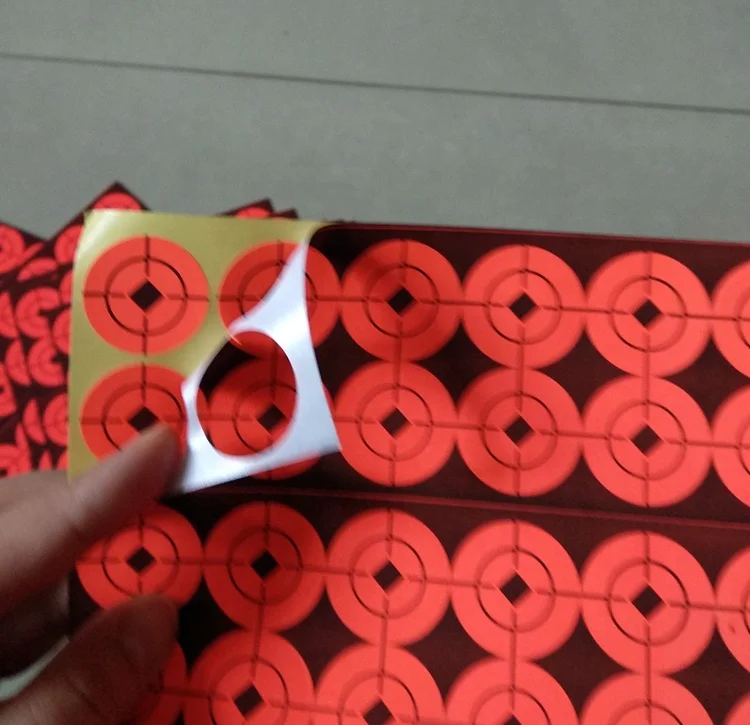 Red 9mm airgun Shooting Paper Target Pellet Clays Paper  Stickers Shooting Target