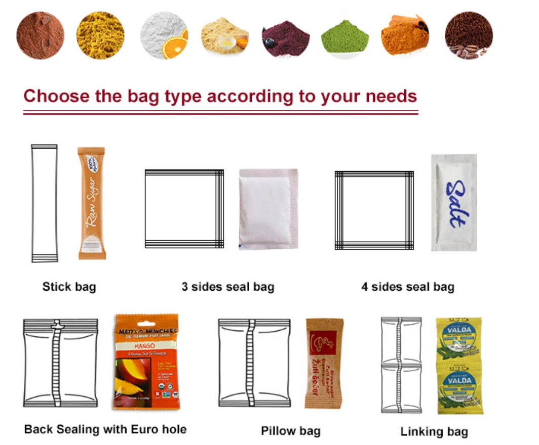 Automatic Coffee Corn Grains Pouch Powder And Granule Small Packing Powder Sachet Tea Packing Machine