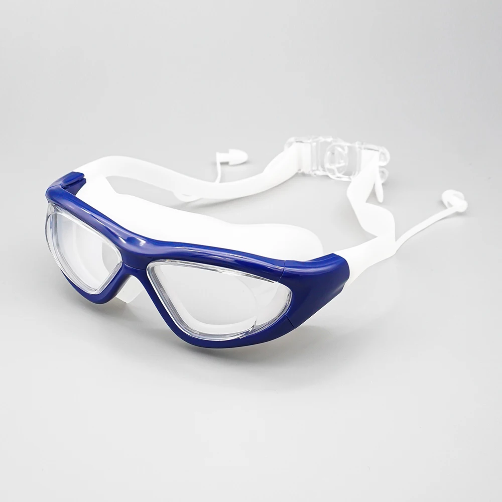 2024 Hot Seller Swimglass Swimming Goggles With Ear Plugs No Leaking Anti Fog Protection Swim Glasses Swimming Googles