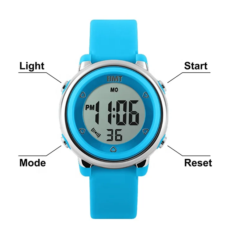 OEM Цифровые часы для девочек, силиконовые Мультяшные пластиковые водонепроницаемые электронные Детские/спортивные цифровые наручные часы для мальчиков