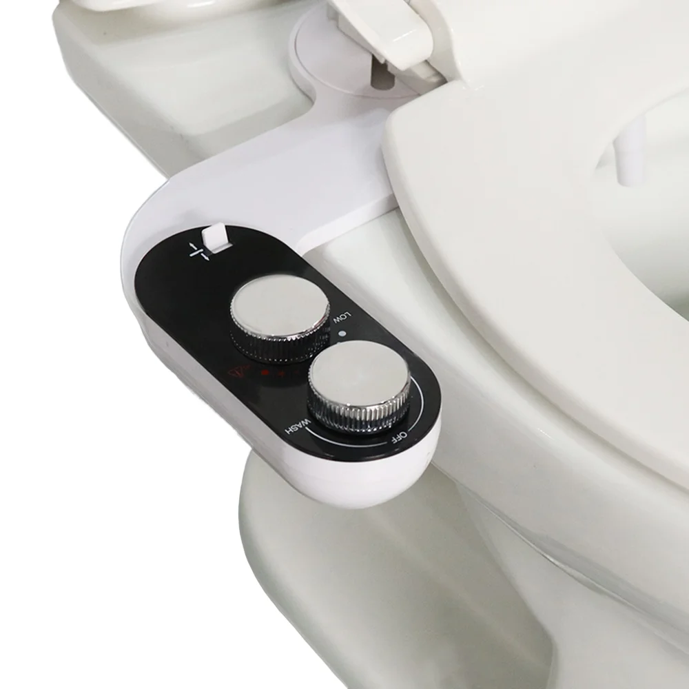 Cold And Hot Water Sprayer Bidet Toilet  Attachment Warm Water Bidet Self-Clean Single Nozzle Non-Electric Mechanical Bidet