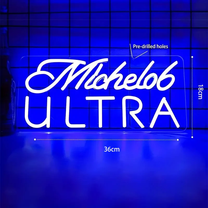 Led Flex Custom Neon Sign neon strip number letter light Michelob Ultra neon sign for Wedding Sign