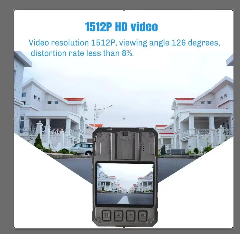 1512P HD видео 4G LTE для тела повышения имиджа и надежности