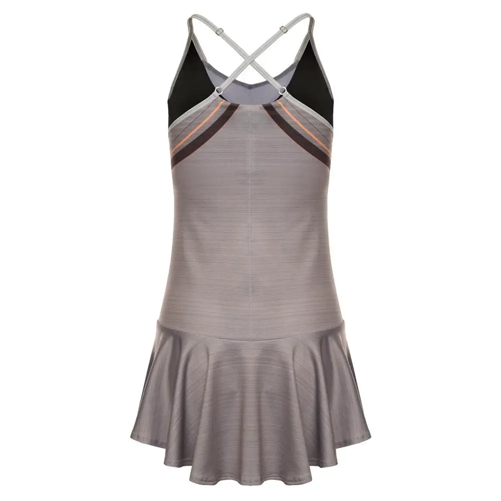 Women Sleeveless Soft Athletic Golf Tennis Dresses Quick Dry Exercise Workout Skirt Dress