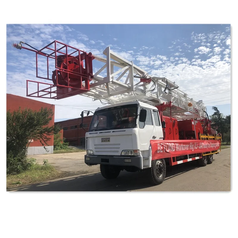 Mobile Truck Mounted Drilling Rig XJ150 XJ250 XJ350 XJ450 Workover Rig