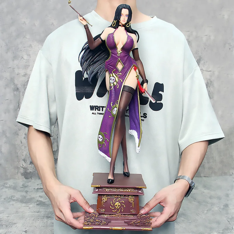 50CM Anime Nika Gear 5 Figure One Pieces Cos Sexy Boa Hancock Luffy PVC Action Figure Toys