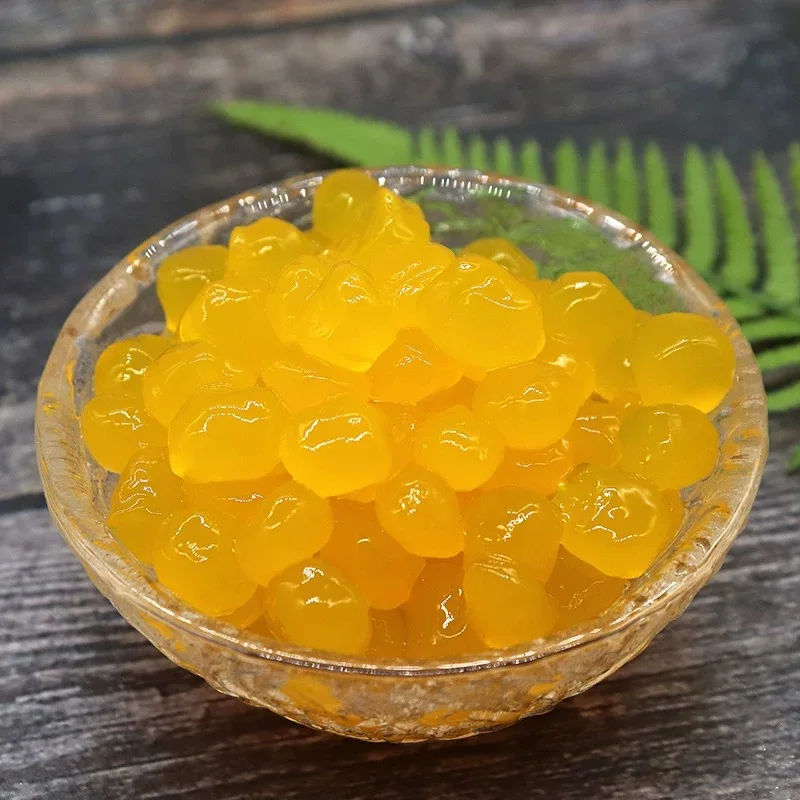 1 kg is an instant mango -flavored crystal Poba juice konjac jelly ball