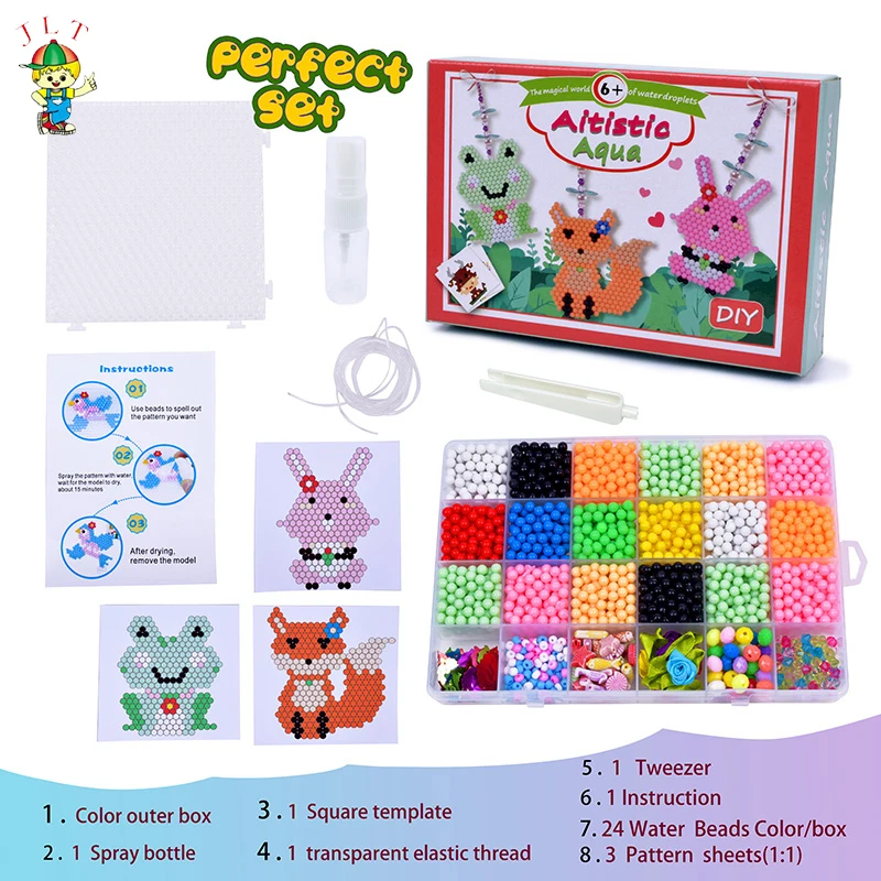 Good Quality Crafts Children Educational Toys Hama Fuse Beads Kids Creative Diy Plastic Diy Magic Beads