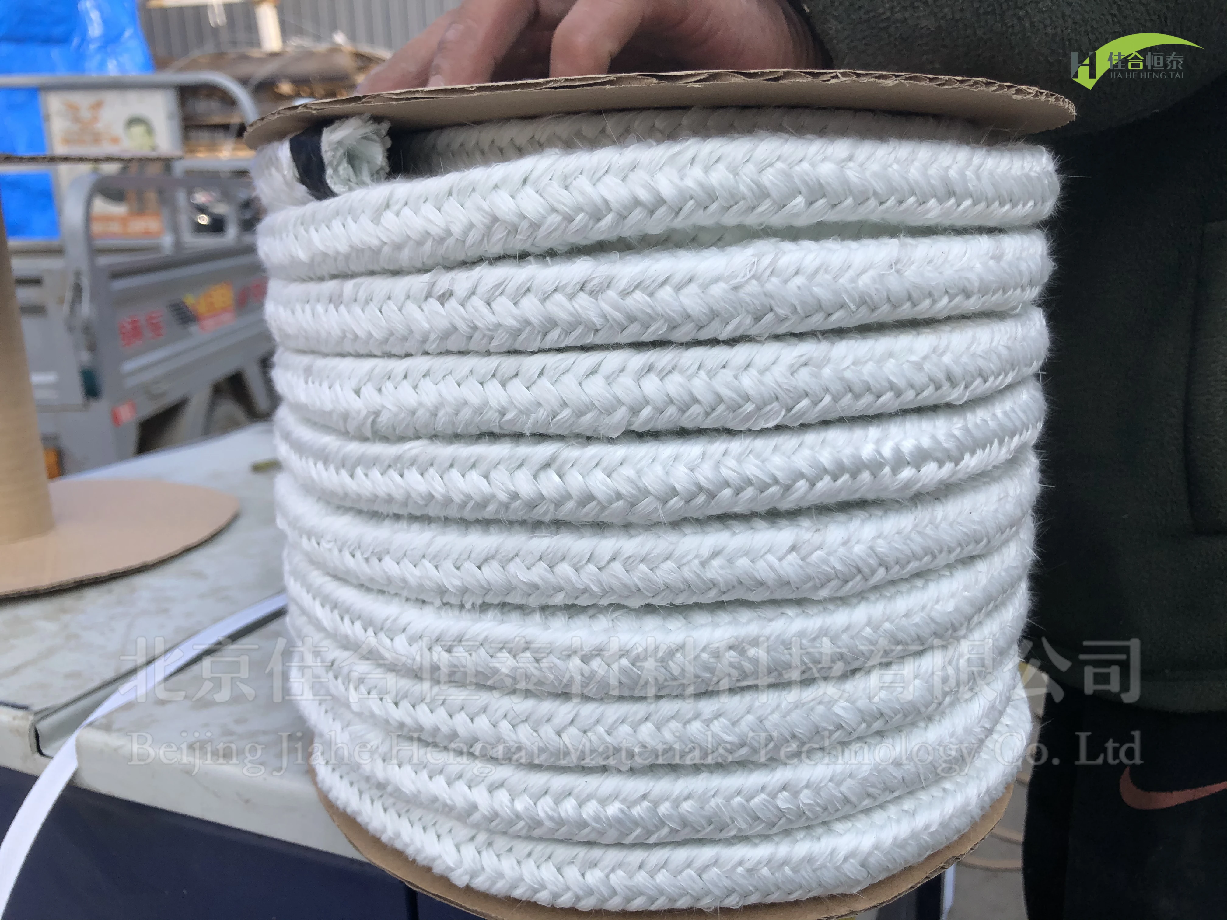 Manufacturer Price Long Service Life Glass Fiber Round Braided Rope