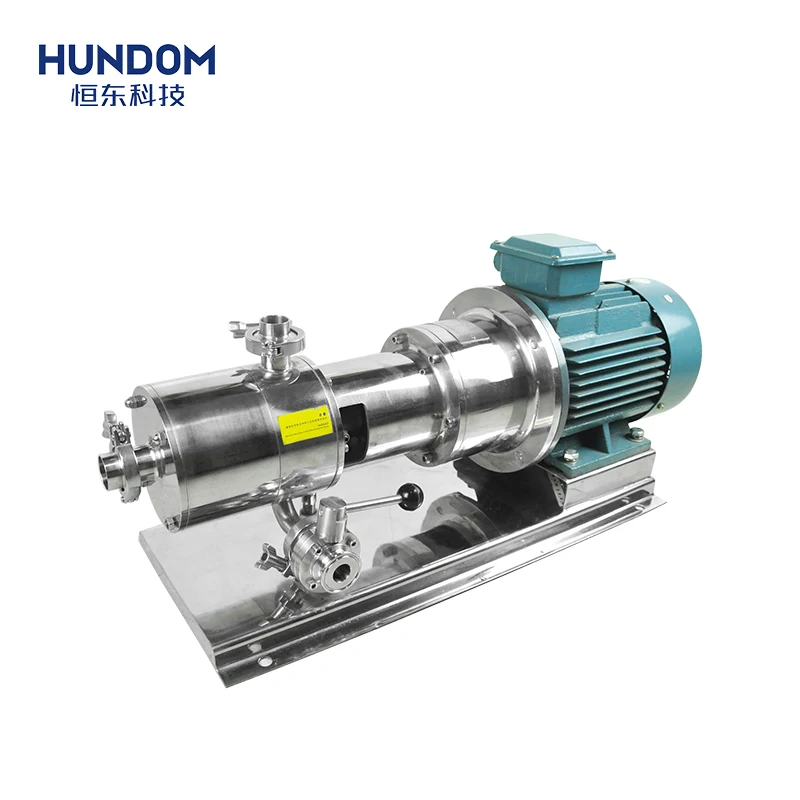 Food grade inline emulsify pump high shear mixer homogenizer pump for oils, shampoo, cosmetics