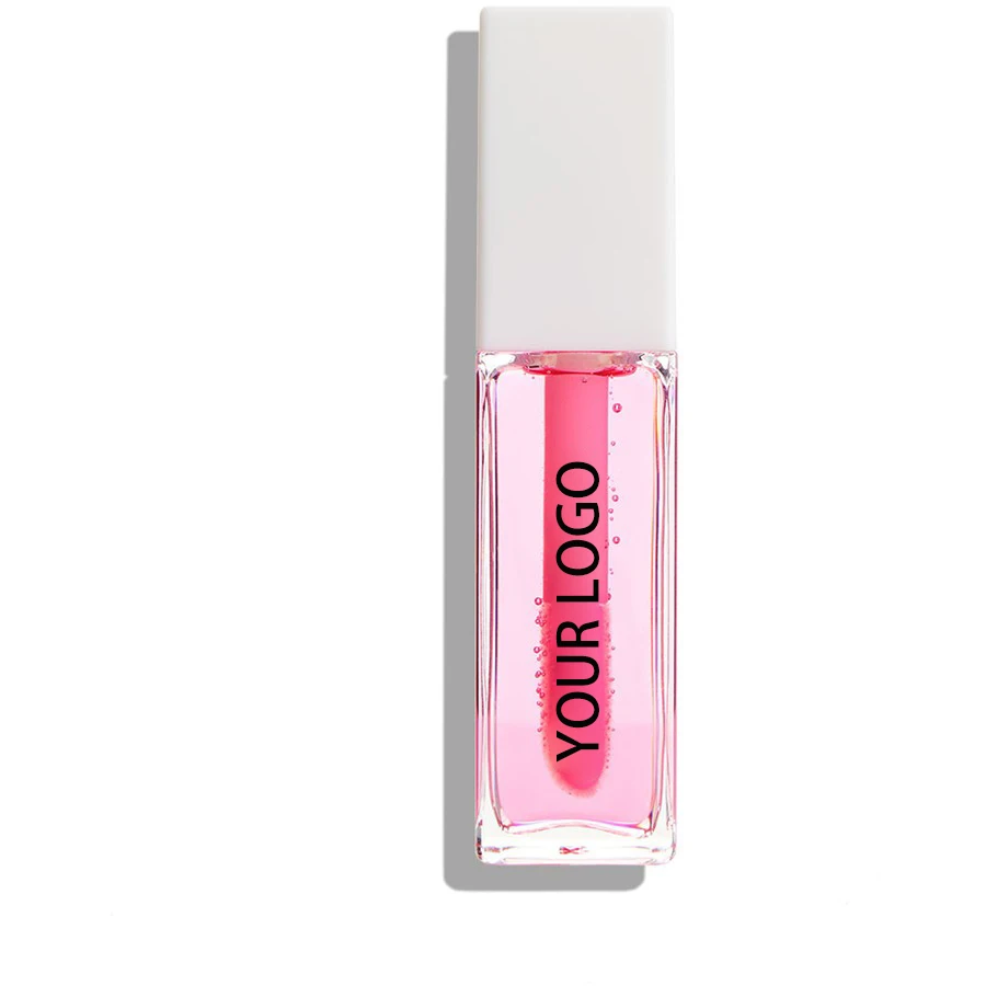 Wholesale Nourishing Lip Treatment Long-lasting Mirror Shine Private Label Organic Pink Lip Oil