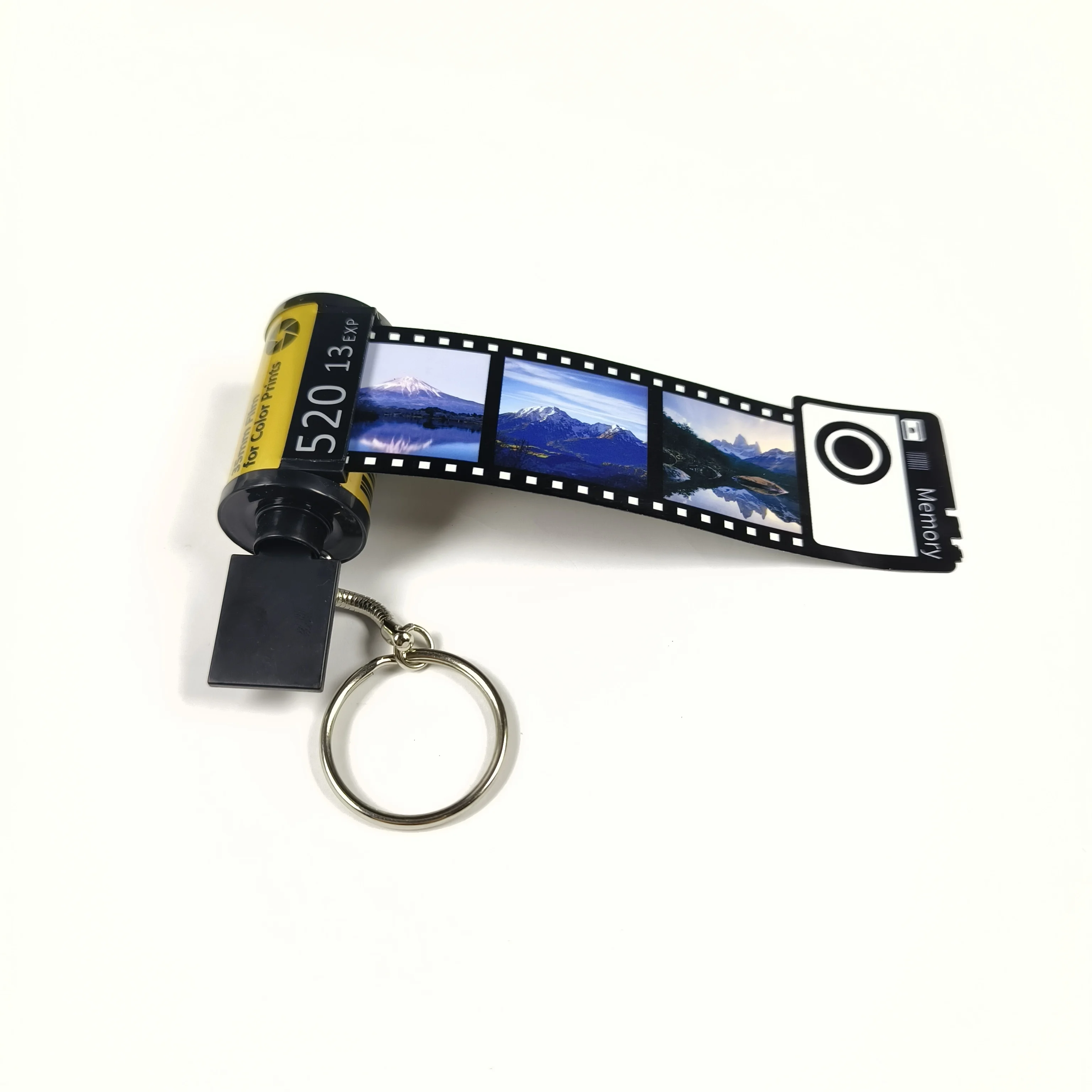 Personalized Custom Memory Photo Camera Film Reel Roll sublimation Keychain