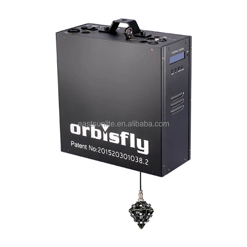 Professional lighting equipment RGB led lift ball DMX winch  led kinetic sphere ball lighting