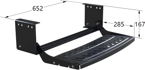 Factory Price RV Motorhome steps, RV Single Staircase, Single tread Manual for RV Extension  Accessories