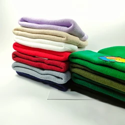 Embroidered Skull Hat Wholesale Women Knitted Hats Winter Hat Beanie