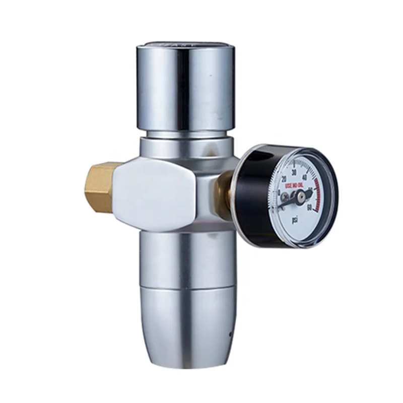 With Thread Adapter And Ball Lock Disconnect Portable Co2 Regulator Keg Kit Beer Keg Gas Mini Regulator