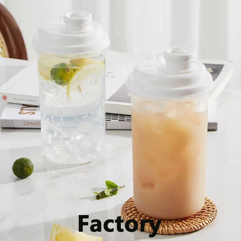 High temperature resistant teapot Transparent Drink Cup with Lid Container Water Bottle Cold Drink for Tea