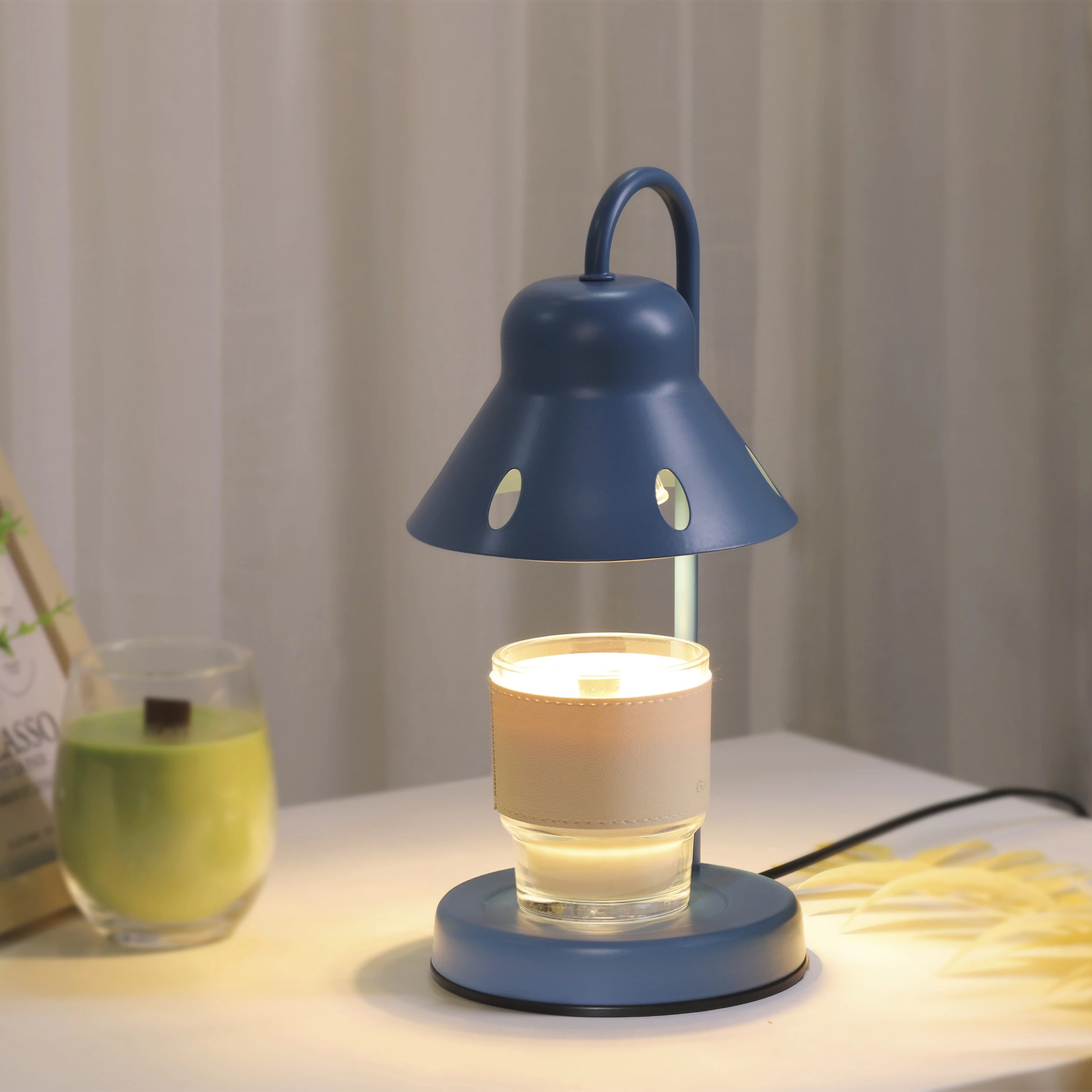 aromatherapy wax melts Electric candle warmer lamp 120v 220v 240v with certificates GU10 halogen light bulb aroma burner