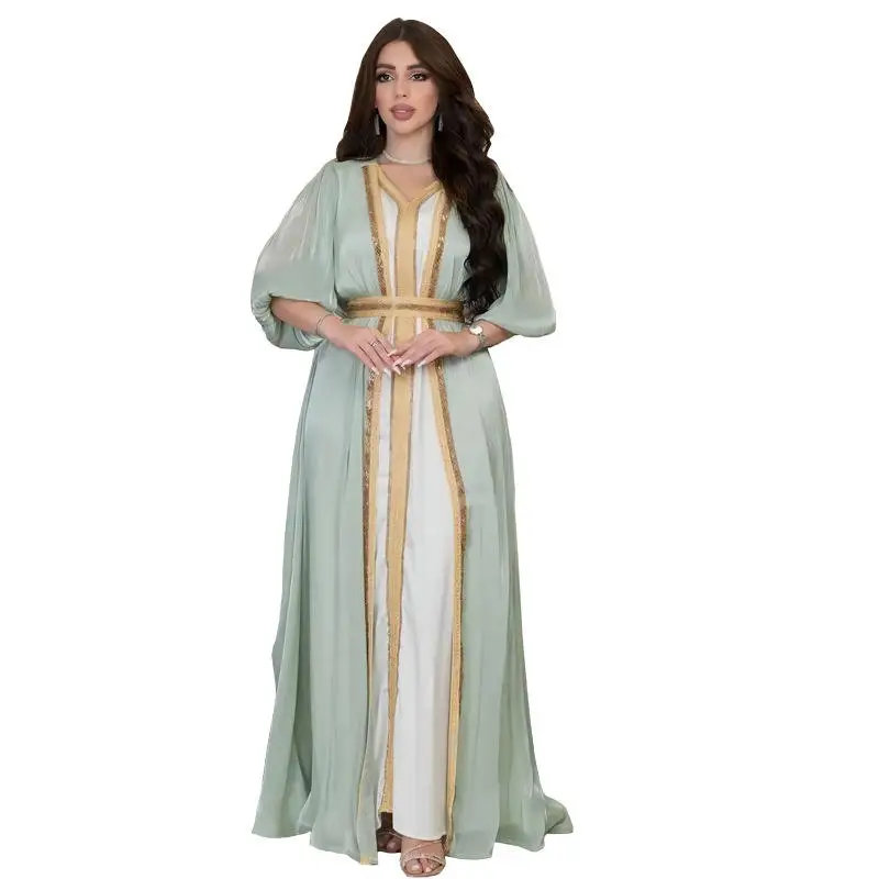 New Design Traditional Muslim Clothing Dress Women Turkey Dubai Abaya Islamic With Dresses