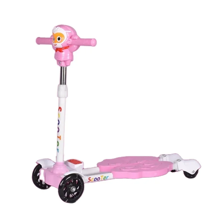 2024 складной электрический скутер для От 6 до 8 лет мальчиков колесо PU E-Scooter подарок детей