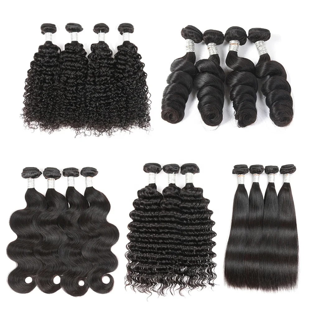 Joedir High Quality 8 to 30inch Silk straight weave raw virgin brazilian cuticle aligned hair extension remy human hair bundles