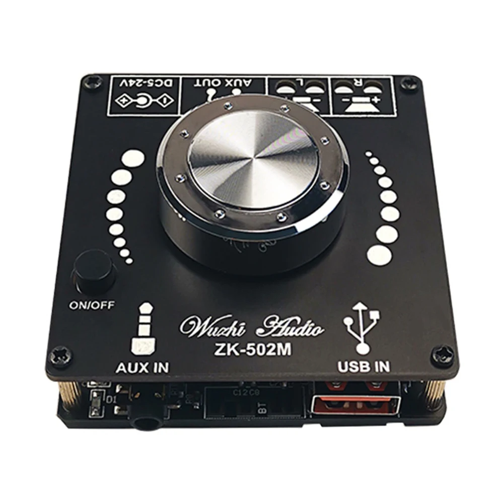 ZK-502H ZK-502M ZK-1002M 50WX2 100WX2 мини 2 0 Стерео Bluetooth 5 цифровой усилитель мощности доска аудио МГц GSM gsm