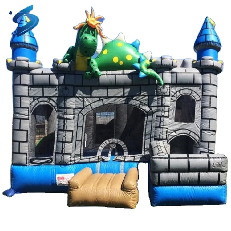 Popular Jumping Bouncer House Inflatable Castle Dinosaur Slide Inflatable Bouncer Bouncy Castle Combo Jumper for Kids