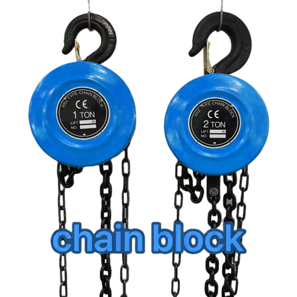 steel shell chain block hoist manual lifting tools hot sale 2 ton hoist crane