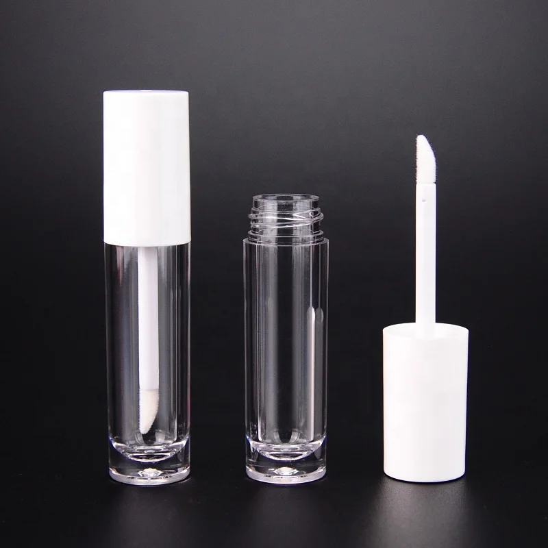 Прозрачная Косметическая трубка в форме сердца аппликатор бутылка для губ индивидуальные матовые белые тюбики блеска с