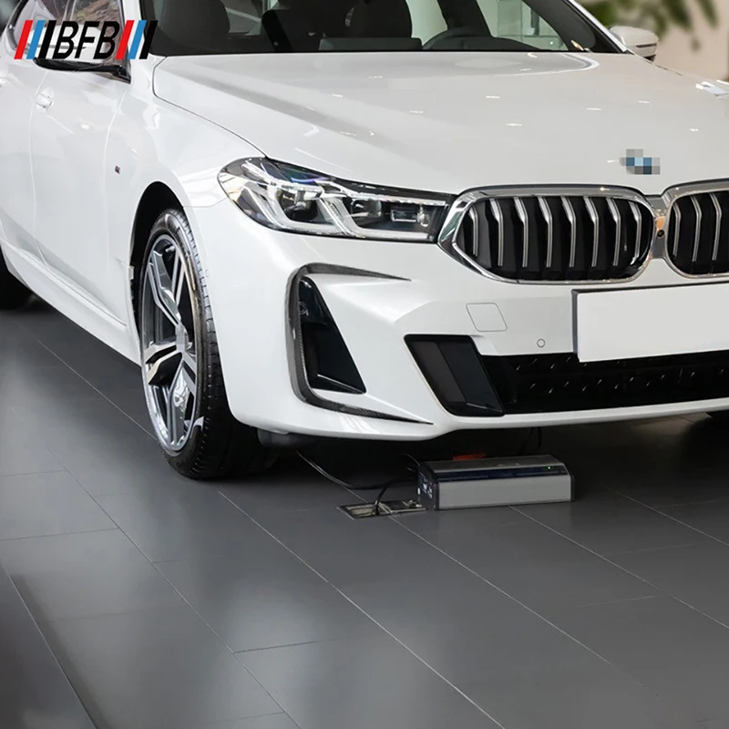 BFB Real Dry Carbon Fiber Exterior Trim Front Bumper Vents Cover Carbon Fiber For Car For BMW 6 Series GT G32 2021+