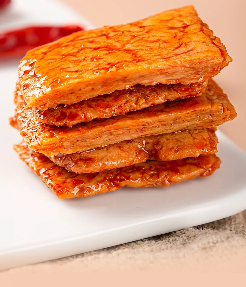 top 10 wholesale vegetarian  vegan meat steak Seitan spicy snacks for supermarket