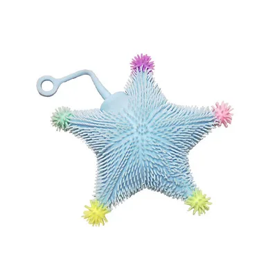 Светящиеся взрывоопасные морские звезды, мигающий пушистый шар, детская игрушка, морские звезды, зажим, выделение, вентиляционный шар, декомпрессионная игрушка